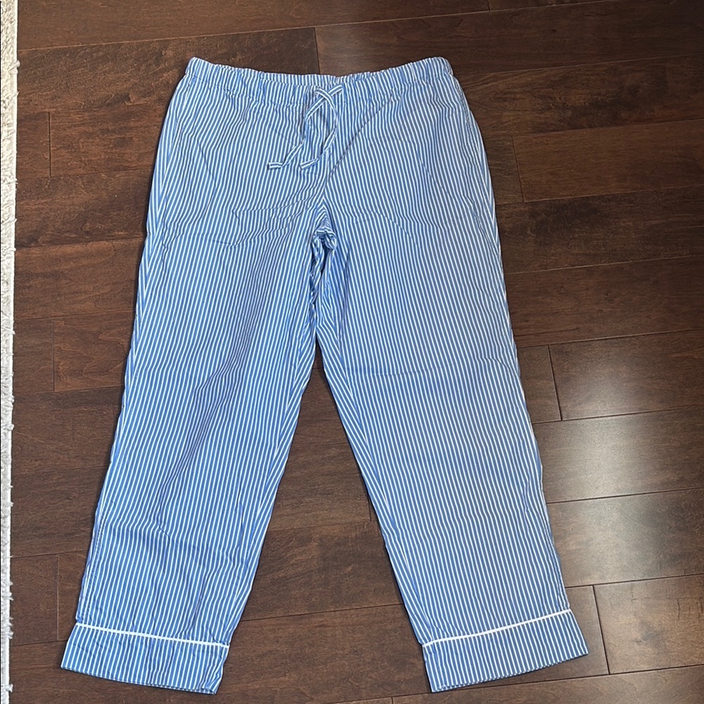 Blue Striped women's Pants